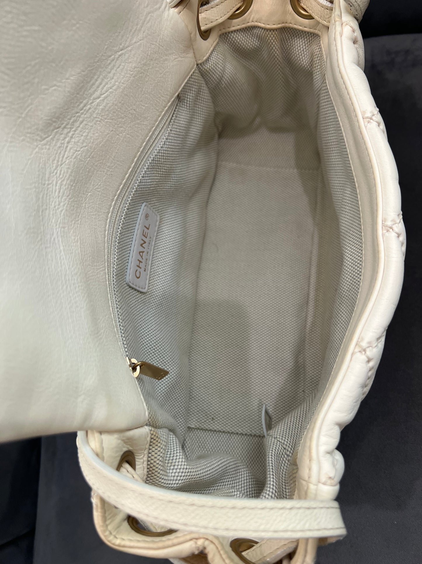 Vintage Chanel Quilted Chain Single Flap Bag