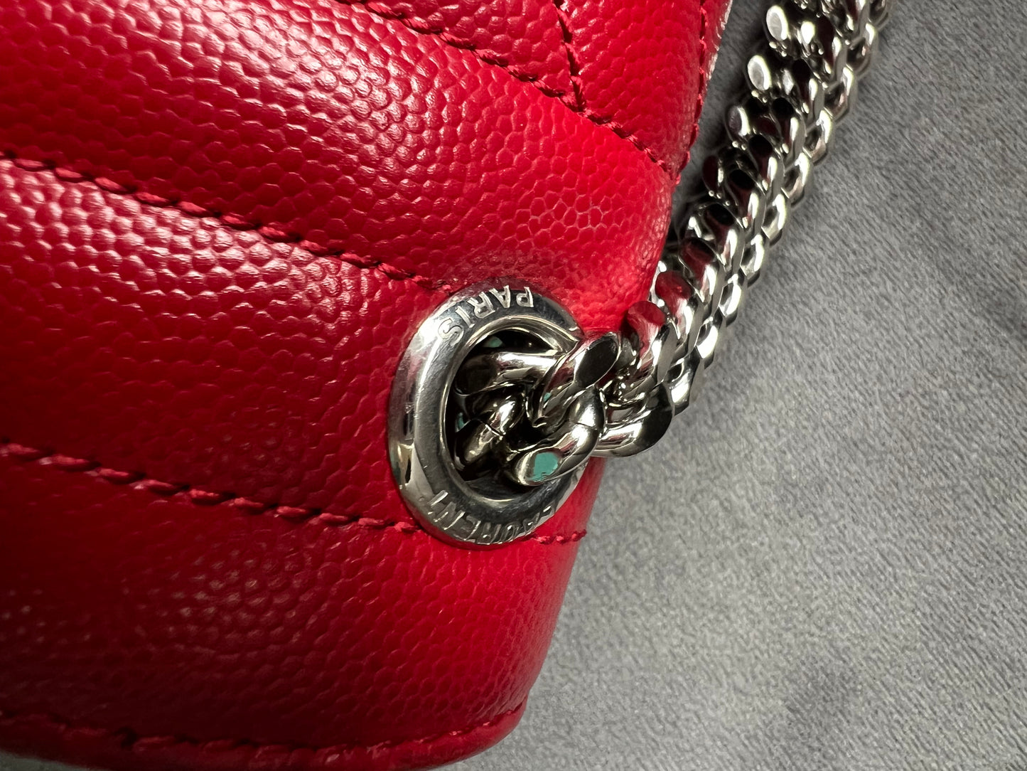 Saint Laurent TriQuilt Monogram Shoulder Bag