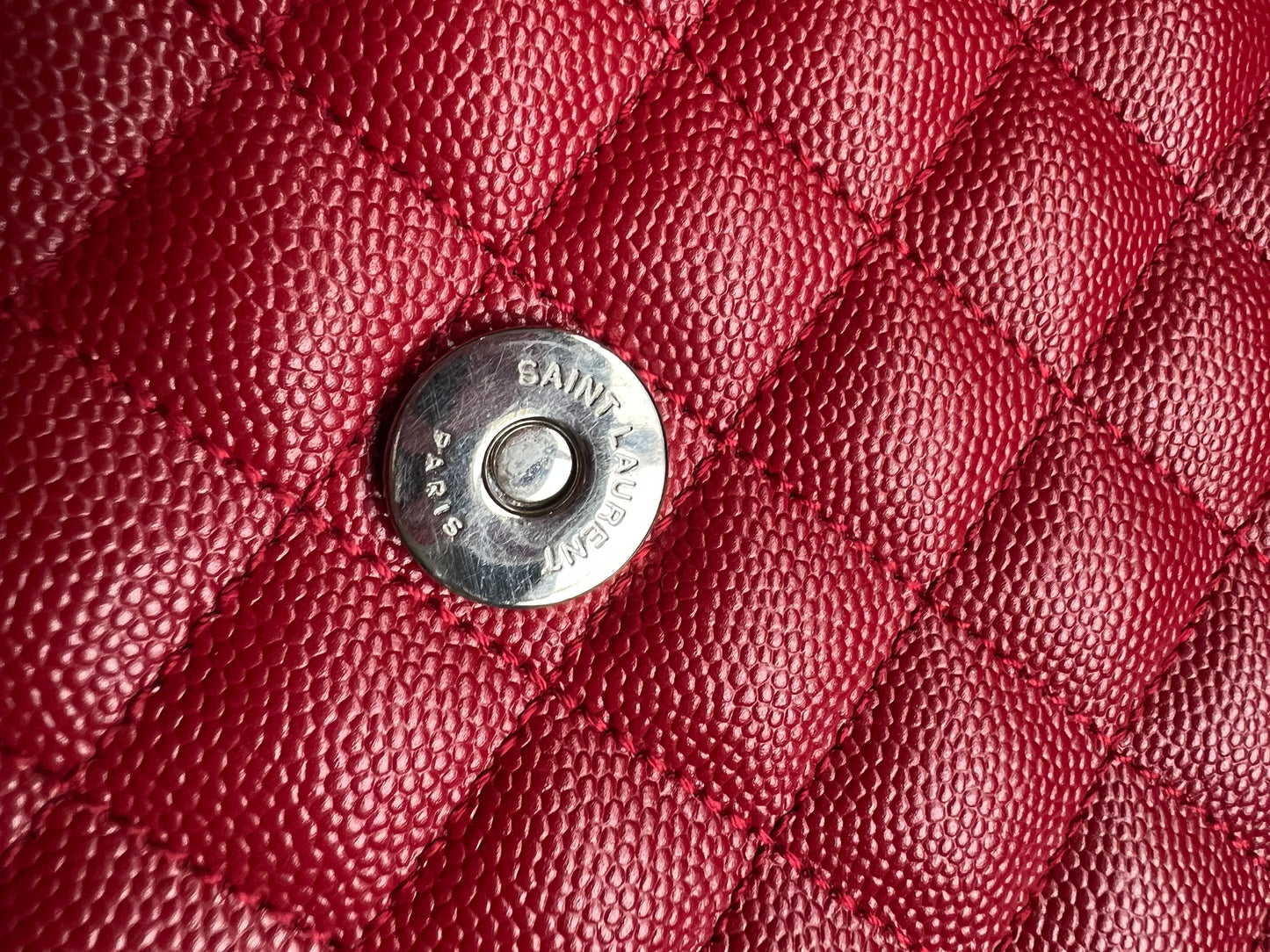 Saint Laurent TriQuilt Monogram Shoulder Bag