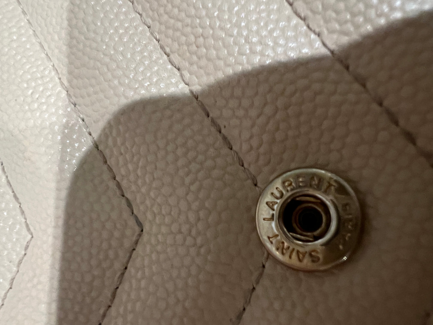 YSL Cassandre envelope flap wallet on chain