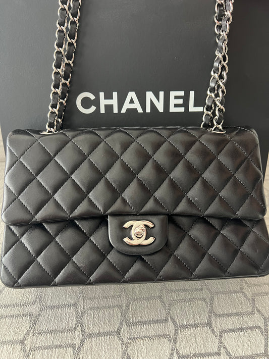 Chanel double flap black
