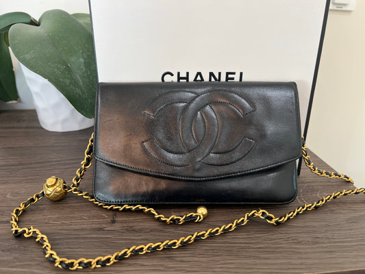 Chanel timeless clutch on chain