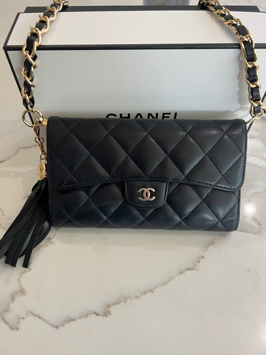 Chanel timeless wallet on chain
