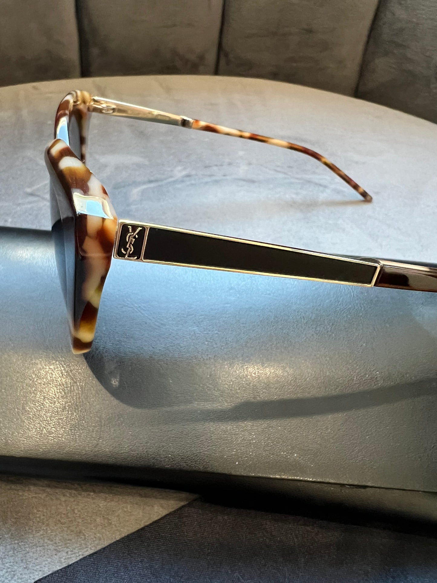 Saint Laurent Cat Eye Tortoise Shell Sunglasses
