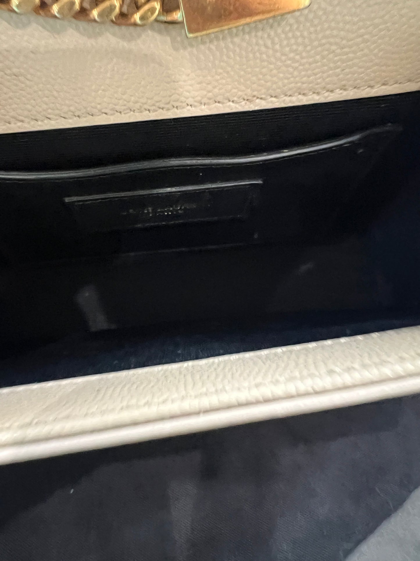 Yves Saint Laurent Kate beige small crossbody