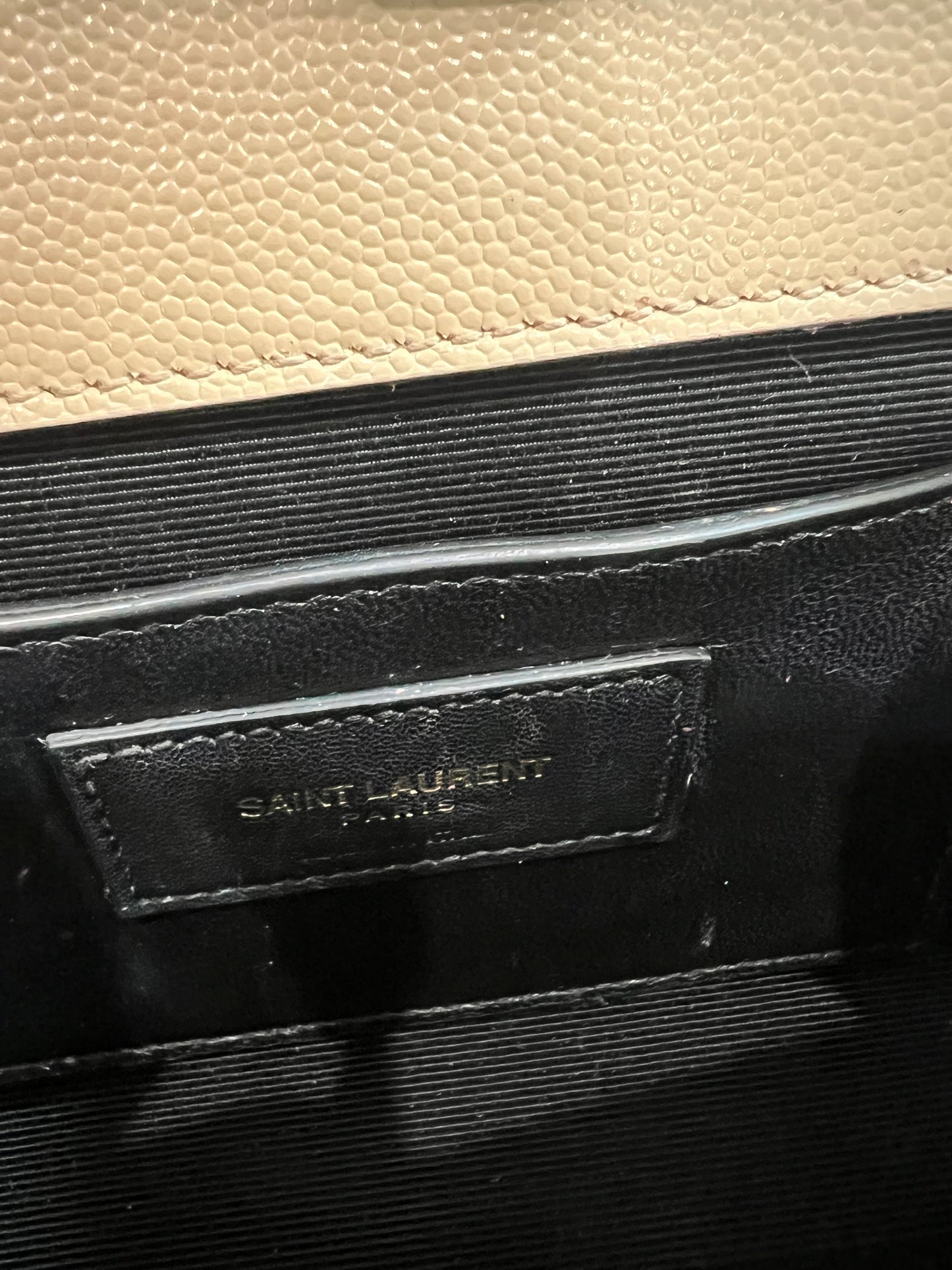 Yves Saint Laurent Kate beige small crossbody