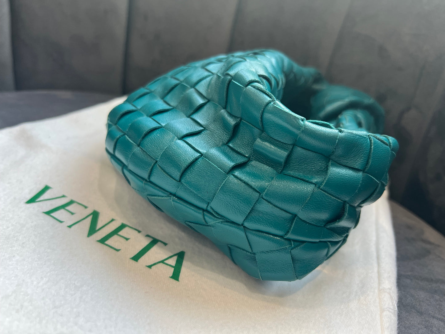 Bottega Veneta Jodie Rare Turquoise