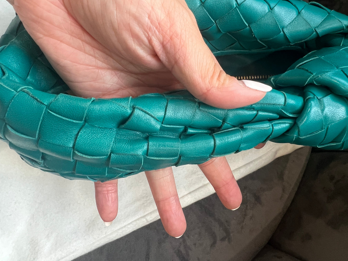 Bottega Veneta Jodie Rare Turquoise