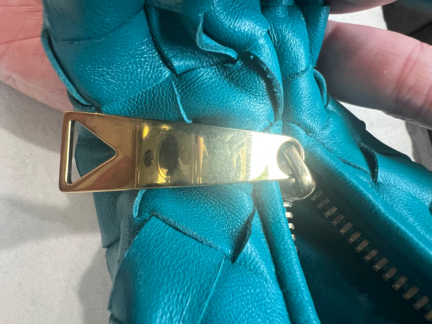 Bottega Veneta Jodie Rare Turquoise