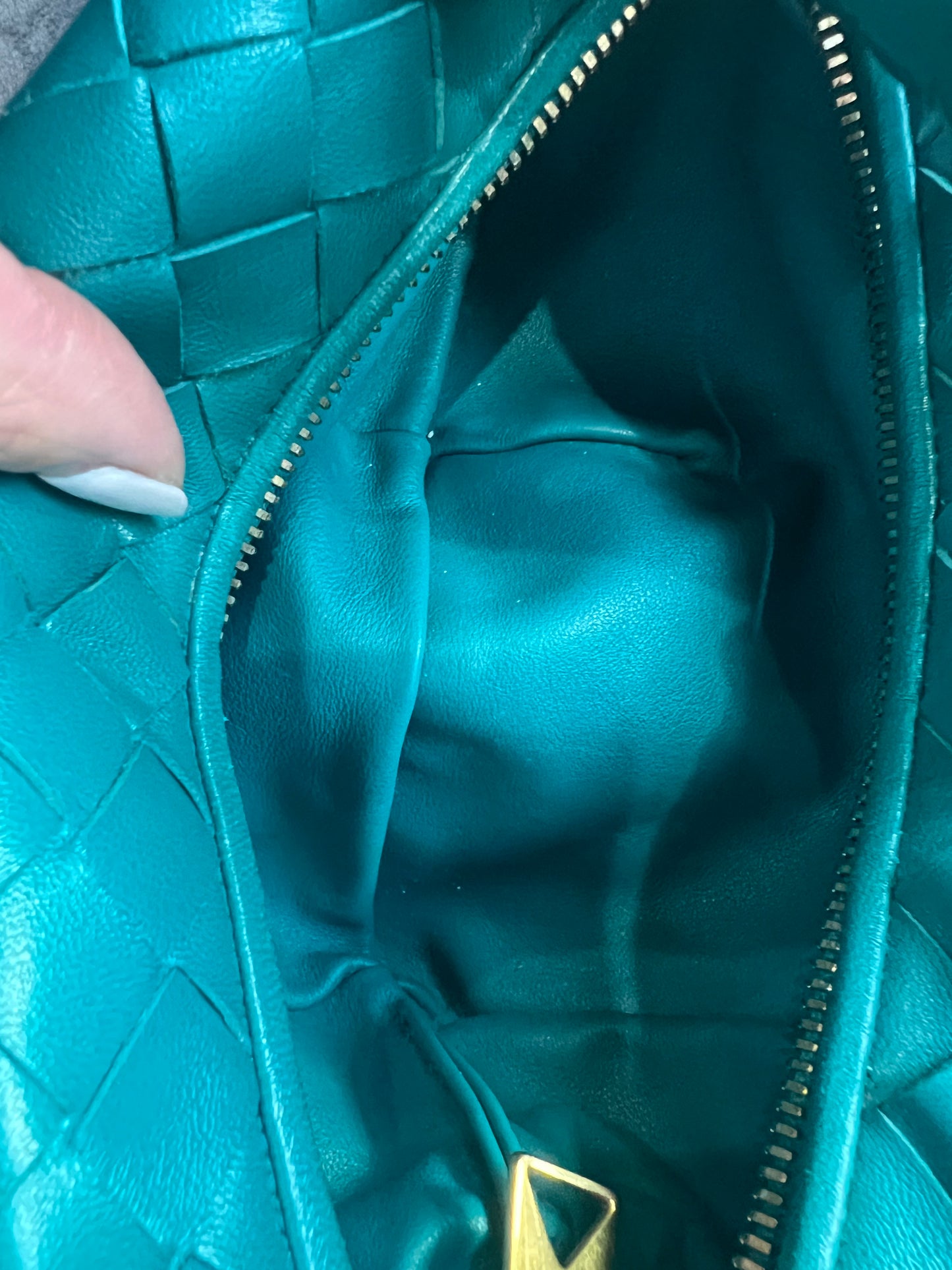 Bottega Veneta Jodie Rare Turquoise