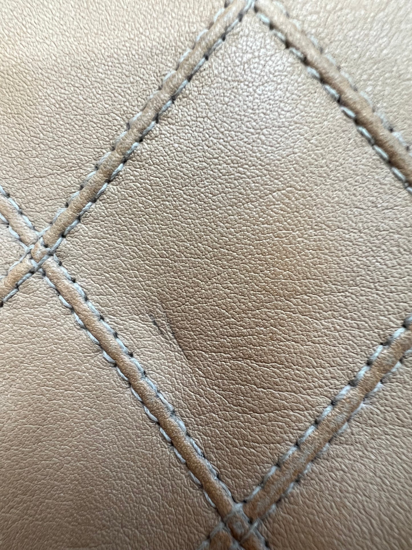 Vintage Chanel Quilted Shopping Tote Bag