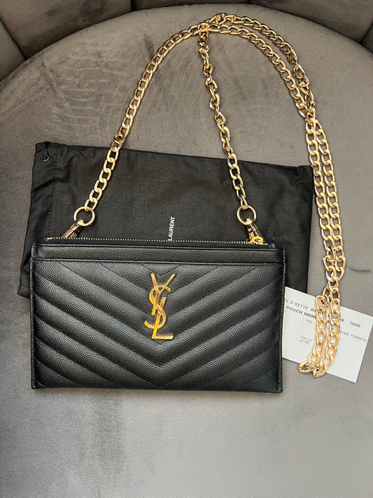 YSL monogram clutch & crossbody bag