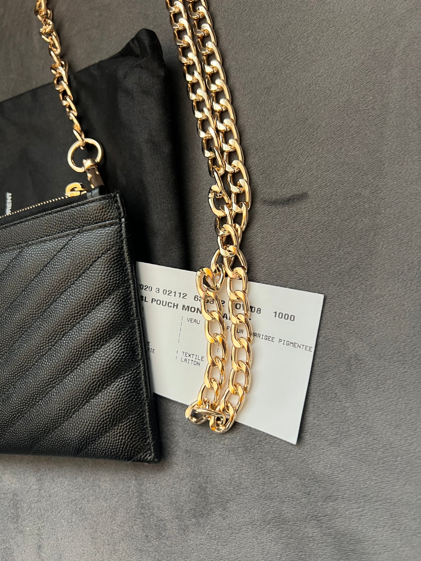 YSL monogram clutch & crossbody bag