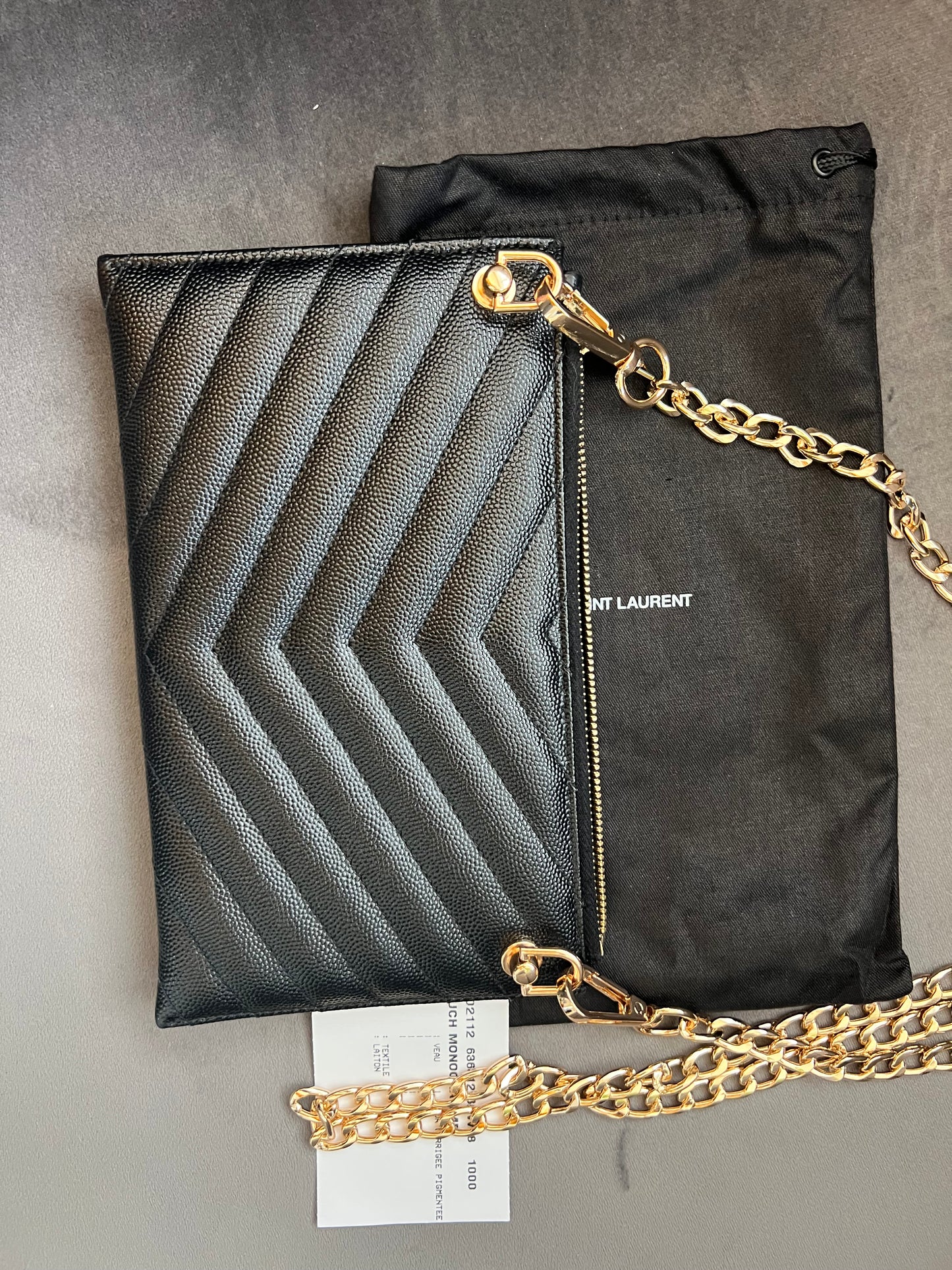 YSL monogram clutch & crossbody bag