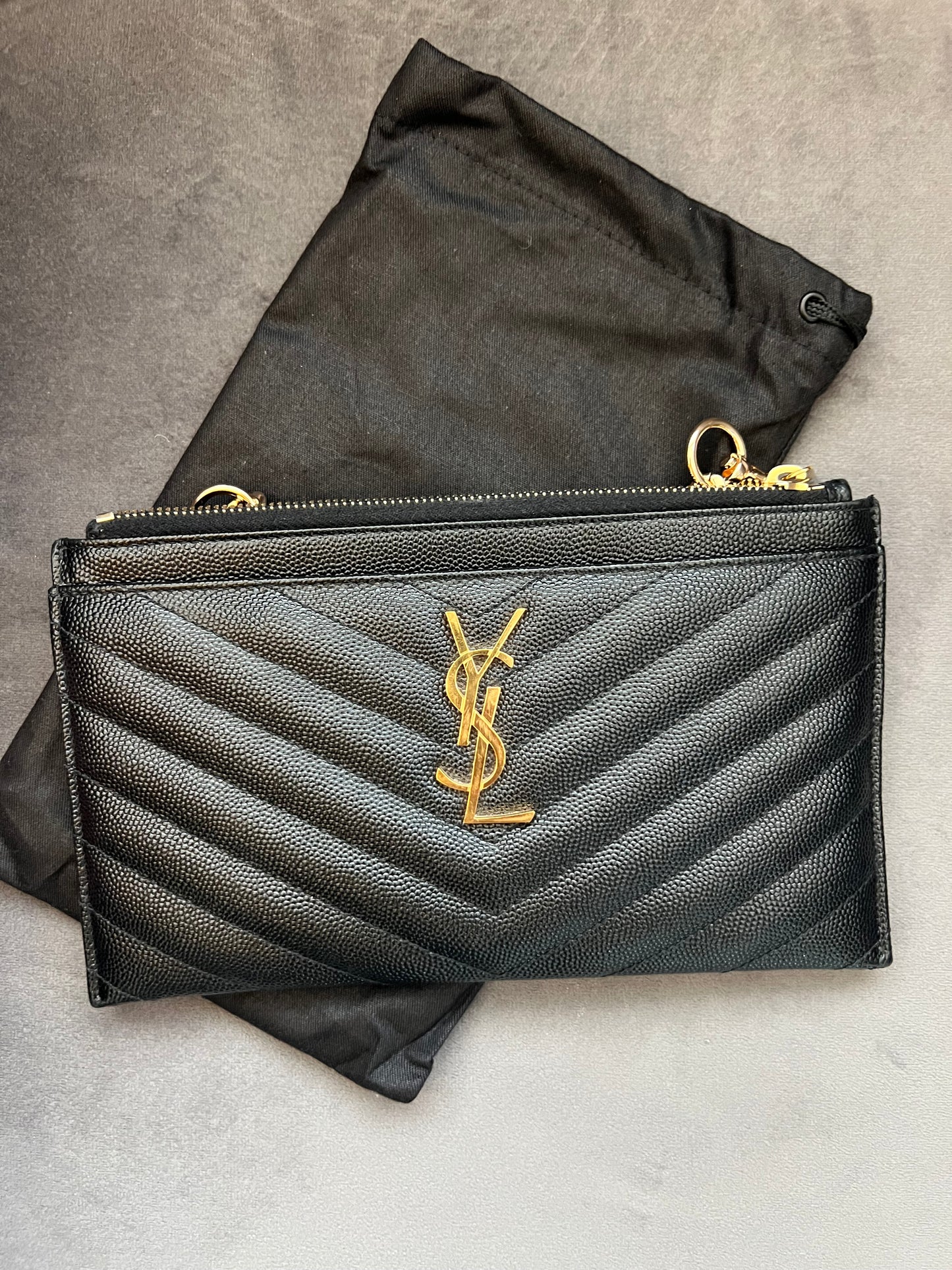 YSL monogram clutch & crossbody bag