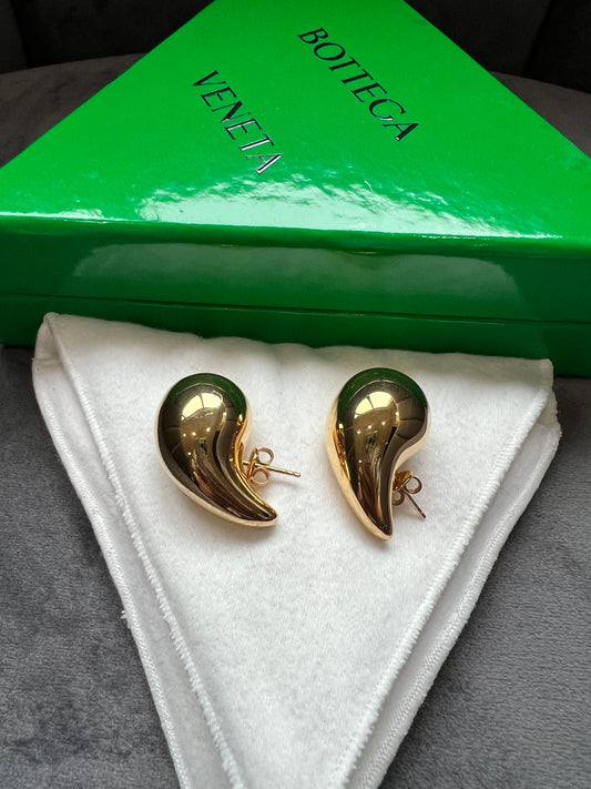 Bottega Veneta Drop Earrings in gold