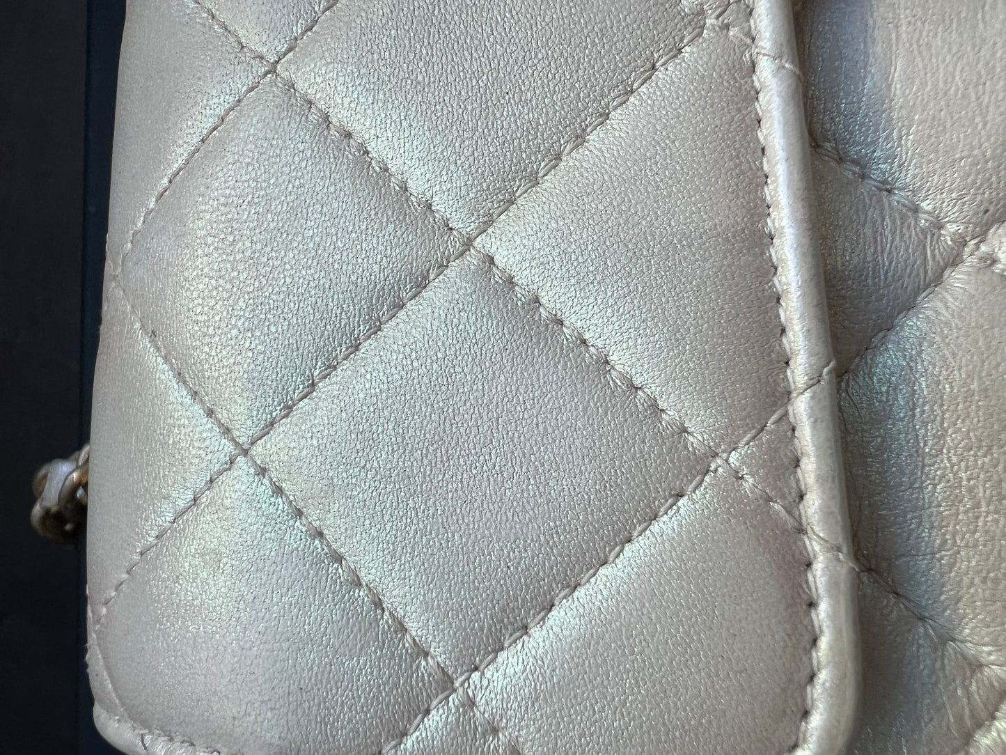 Chanel Mother of Pearl Mini Flap Bag