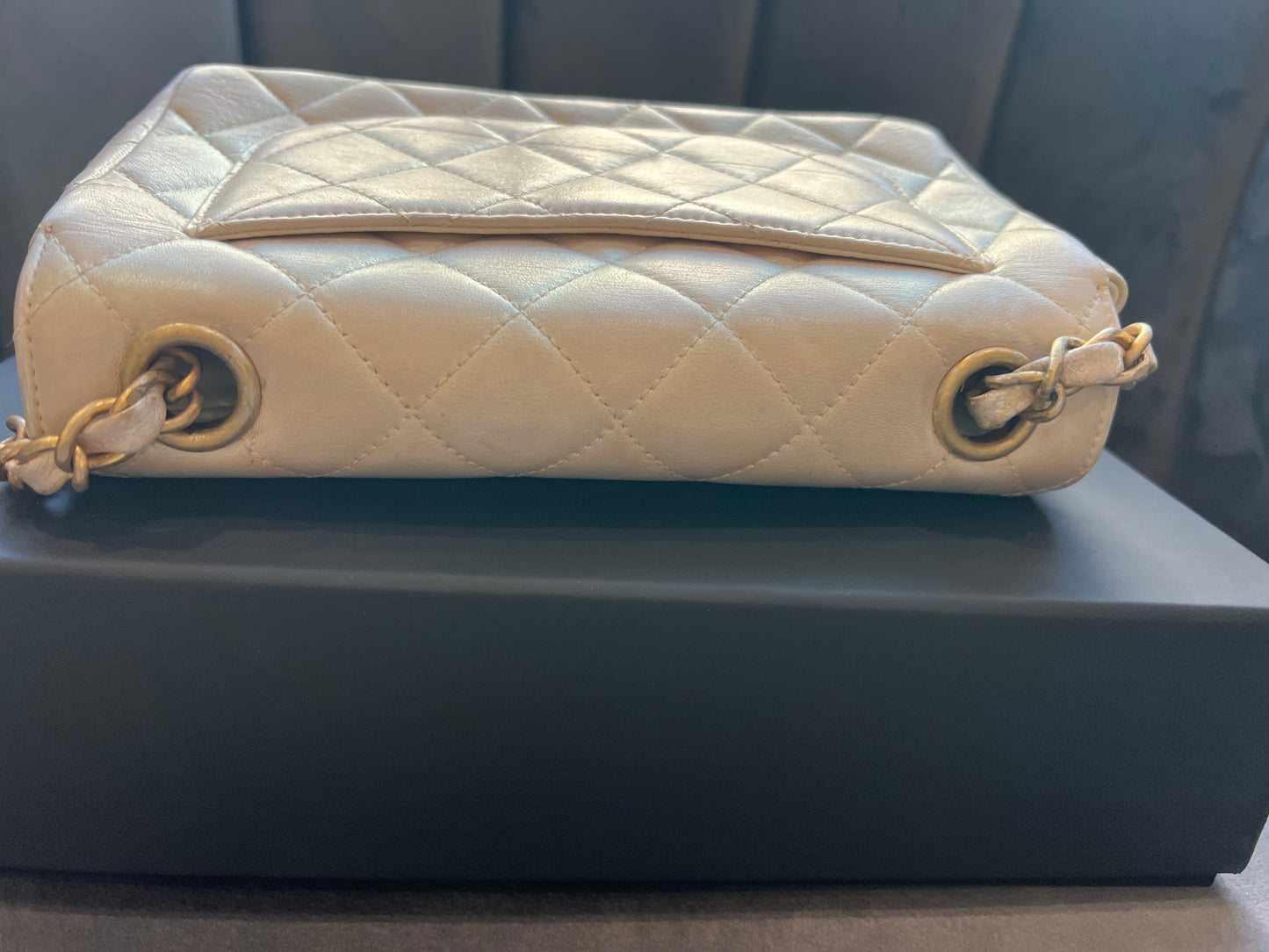 Chanel Mother of Pearl Mini Flap Bag